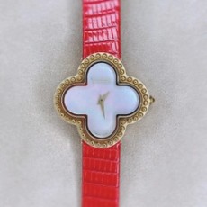 반클리프 앤 아펠 스몰 알함브라 오닉스 레드 골드